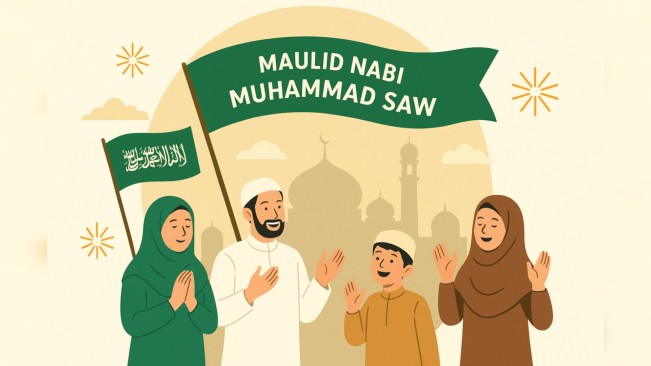 Ilustrasi Maulid Nabi Muhammad SAW. [ChatGPT/FT News]